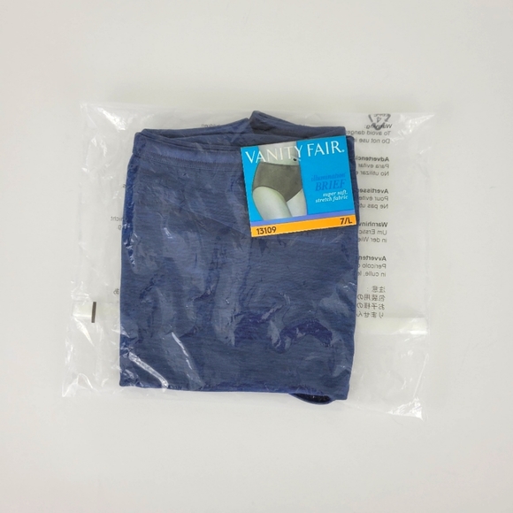 VANITY FAIR Illumination Blue Super Soft, Stretch Size 7/L - Picture 7 of 8